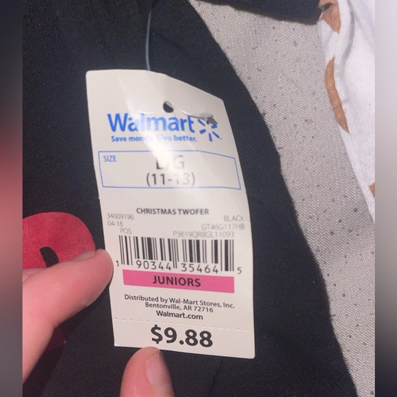 Christmas long sleeve shirt size L/G 11/13 - Picture 3 of 4